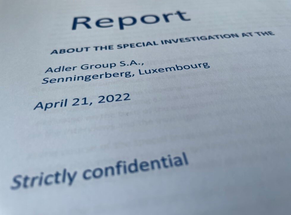 KPMG report on Adler Group investigation
